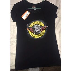 Harley Davidson/ guns-n-roses shirt NWT